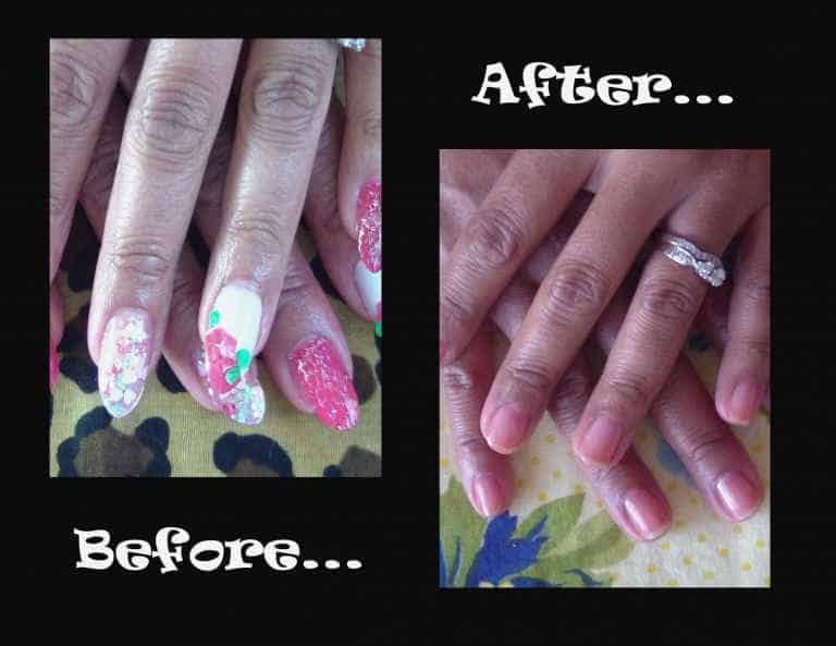 Take Off Acrylic Nails at Home Pain Free With Acetone and Oil